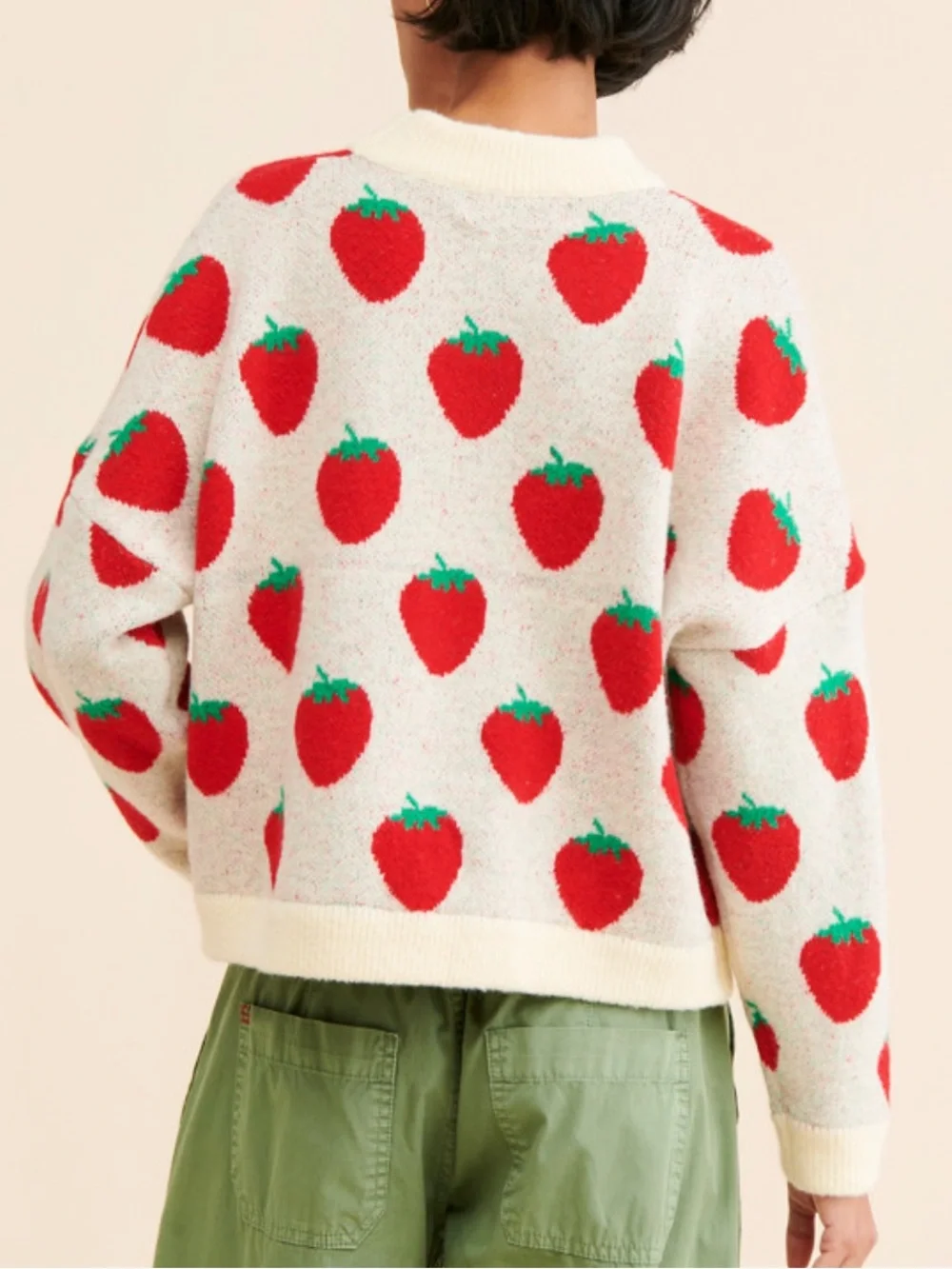 Lisa Says Gah Ella Strawberry Sweater